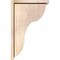 Ekena Millwork Carmel Smooth Corbel w/Backplate, Douglas Fir, 7 1/2"W x 14"D x 22"H COR08X14X22CAR01SDF - alternate 2